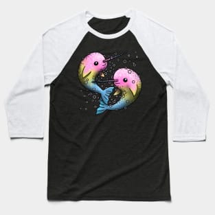 Pan Narwhals Baseball T-Shirt